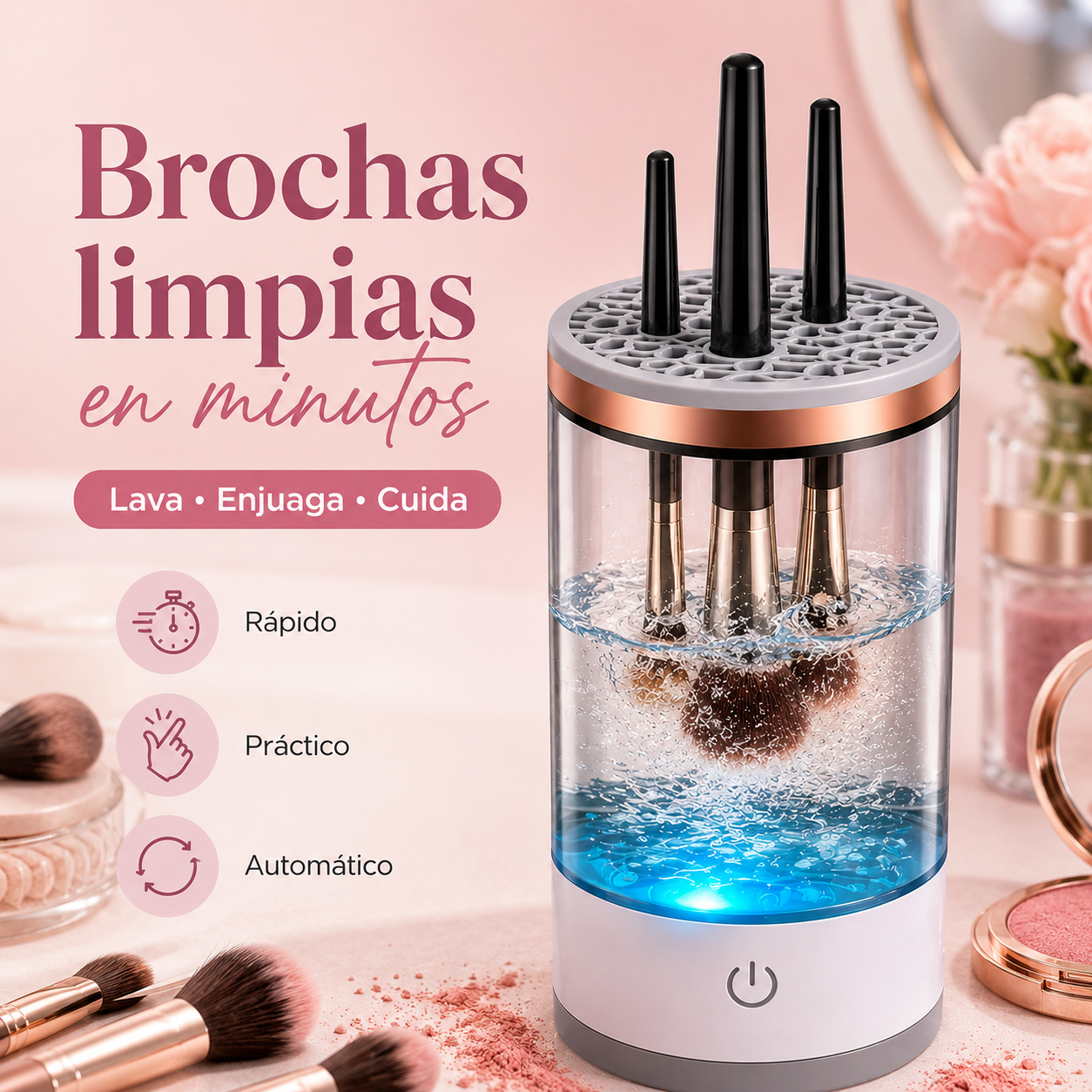 Limpiador Eléctrico de Brochas