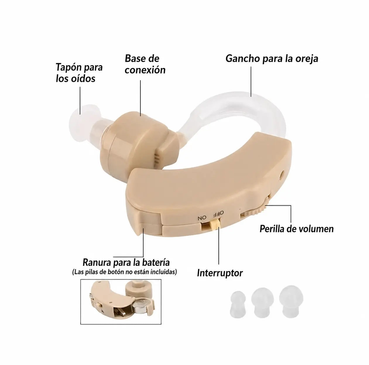 Cyber Sonic Amplificador Auditivo Portatil