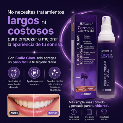 PROMO 2X1 Purple Cream/Crema aclaradora: Recupera el brillo natural de tu sonrisa