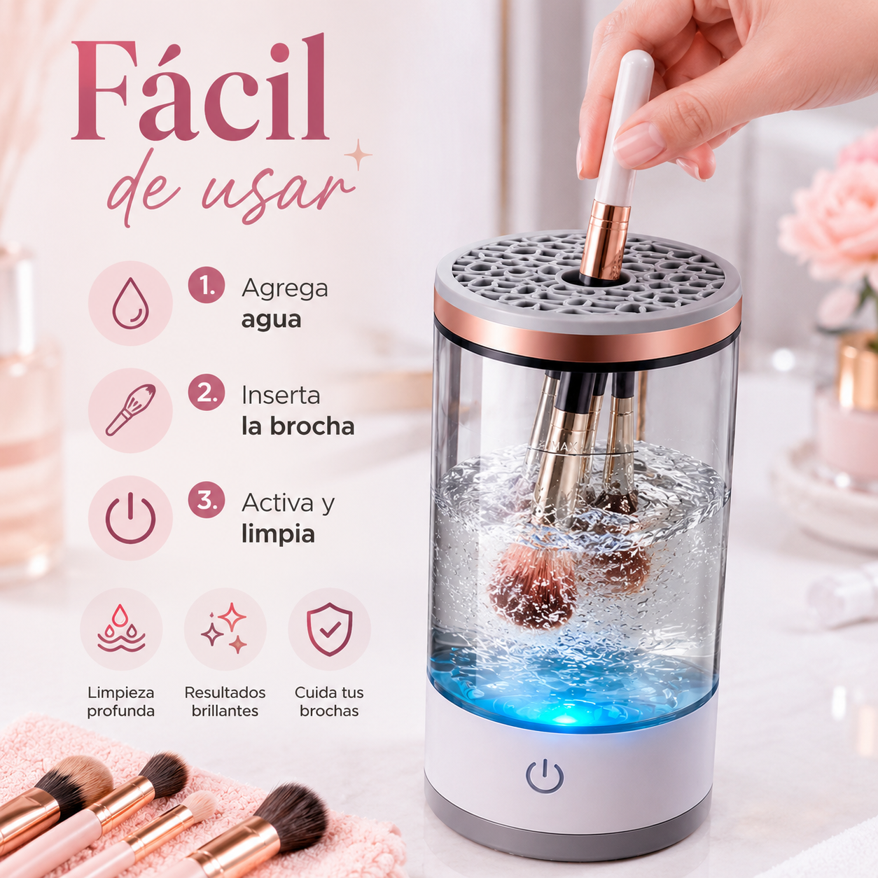 Limpiador Eléctrico de Brochas