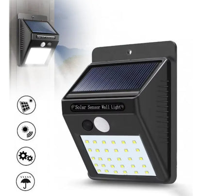 4 Lámparas Panel Solar 30 led