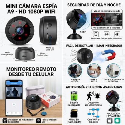MINI CAMARA ESPIA A9